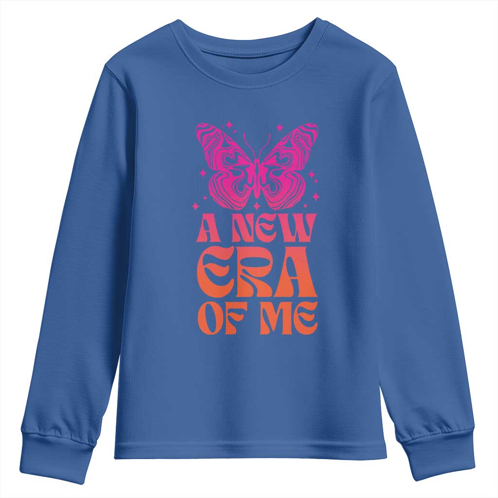 A New Era Of Me Youth Sweatshirt TS09 Royal Blue Print Your Wear