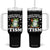 Funny I May Have A Touch Of The 'Tism Tumbler With Handle TS09 One Size: 40 oz Black Print Your Wear