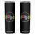 Autism Skinny Tumbler Fingerprint Autism Each Print Tells A Different Story TS09 Black Print Your Wear