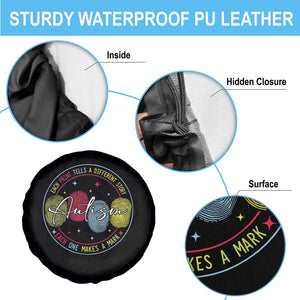 Autism Spare Tire Cover Fingerprint Autism Each Print Tells A Different Story TS09 Print Your Wear