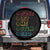 Funny Autistic Spare Tire Cover Just Let Me Stim Bro Autism Boys Kids TS09 No hole Black Print Your Wear