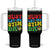 Just Let Me Stim Bro Tumbler With Handle Autism ADHD Stimming TS09 One Size: 40 oz Black Print Your Wear