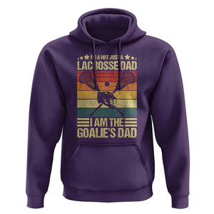 Funny I'm Not Just A Lacrosse Dad Hoodie I Am The Goalie Dad TS09 Purple Print Your Wear