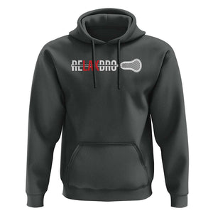 Funny Lacrosse Relaxbro Hoodie TS09 Dark Heather Print Your Wear