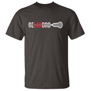Funny Lacrosse Relaxbro T Shirt TS09 Dark Chocolate Print Your Wear