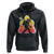 Funny Retro Bigfoot Lacrosse Player Hoodie TS09 Black Print Your Wear