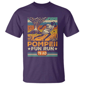Funny Pompeii Fun Run T Shirt Geography Volcanologist TS09 Purple Print Your Wear