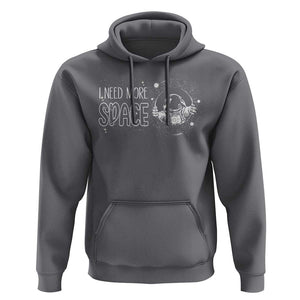 Outer Space Astronaut Hoodie I Need More Space TS09 Charcoal Print Your Wear