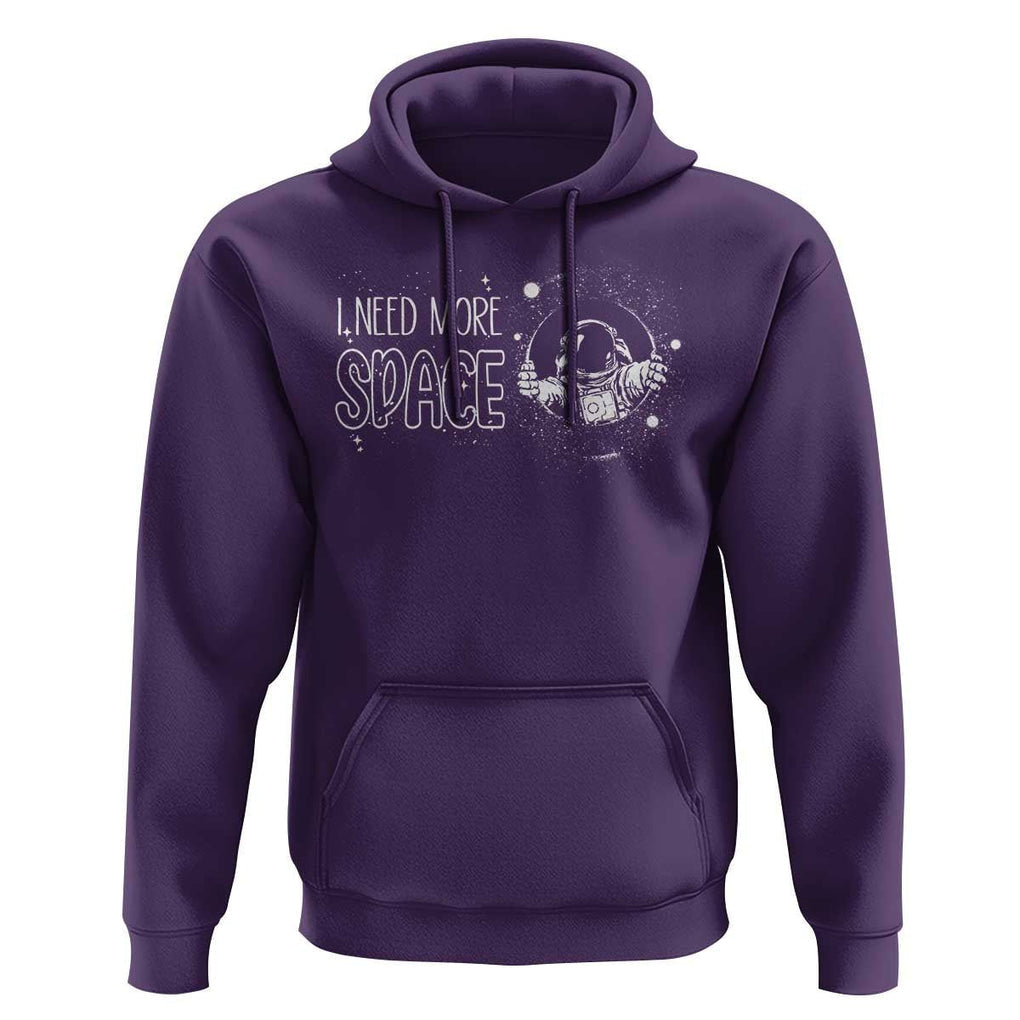 Outer Space Astronaut Hoodie I Need More Space TS09 Purple Print Your Wear