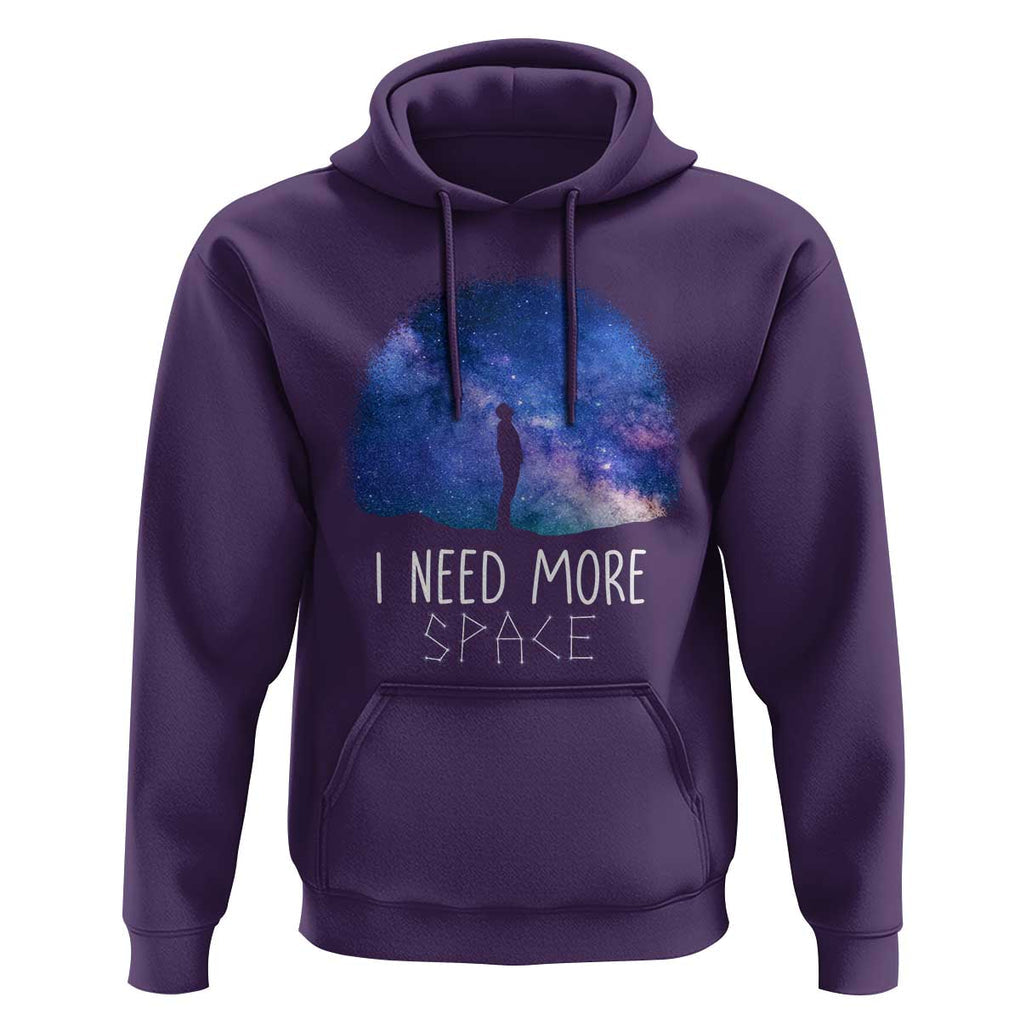 Astronomy Hoodie I Need More Space Galaxy Night Sky TS09 Purple Print Your Wear