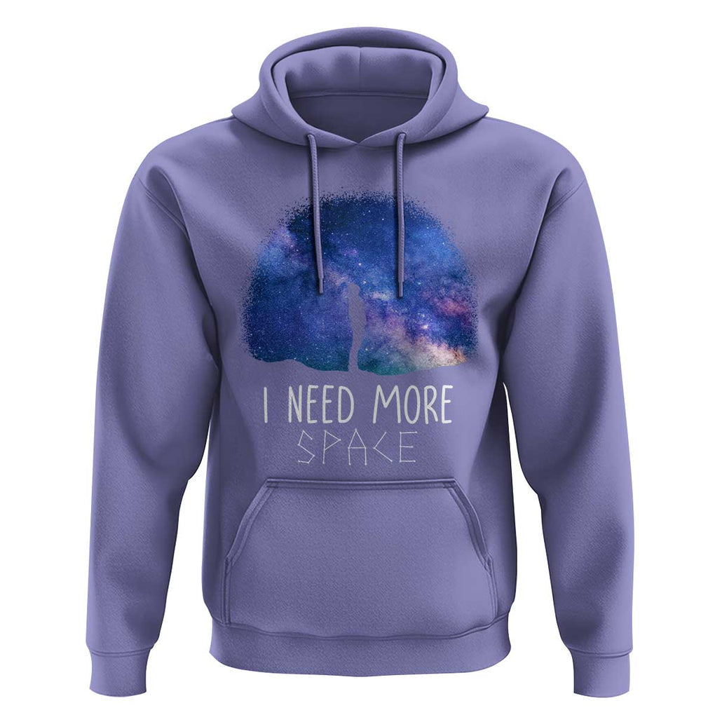 Astronomy Hoodie I Need More Space Galaxy Night Sky TS09 Violet Print Your Wear