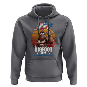 Funny President Election Bigfoot Hoodie Make America Believe Again Vote For Bigfoot TS09 Charcoal Print Your Wear