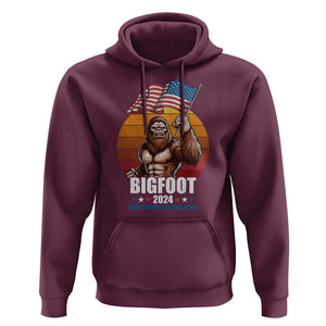Funny President Election Bigfoot Hoodie Make America Believe Again Vote For Bigfoot TS09 Maroon Print Your Wear