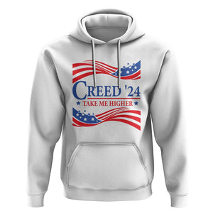 Funny US Election Hoodie Creed '24 Take Me Higher TS09 White Print Your Wear