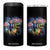 Funny Trump Riding Dinosaur Freedom Firework 4 in 1 Can Cooler Tumbler TS09 One Size: 16 oz Black Print Your Wear