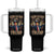 Trump Supporter Tumbler With Handle God Guns And Trump America Eagle TS09 One Size: 40 oz Black Print Your Wear