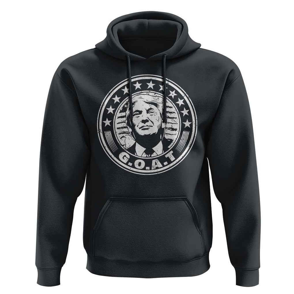 G.O.A.T Trump Supporter Election 2024 Hoodie TS09 Black Print Your Wear