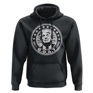 G.O.A.T Trump Supporter Election 2024 Hoodie TS09 Black Print Your Wear