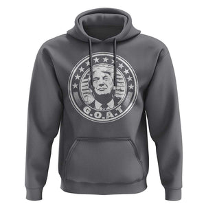 G.O.A.T Trump Supporter Election 2024 Hoodie TS09 Charcoal Print Your Wear