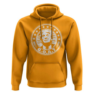 G.O.A.T Trump Supporter Election 2024 Hoodie TS09 Gold Print Your Wear