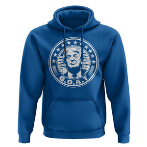 G.O.A.T Trump Supporter Election 2024 Hoodie TS09 Royal Blue Print Your Wear