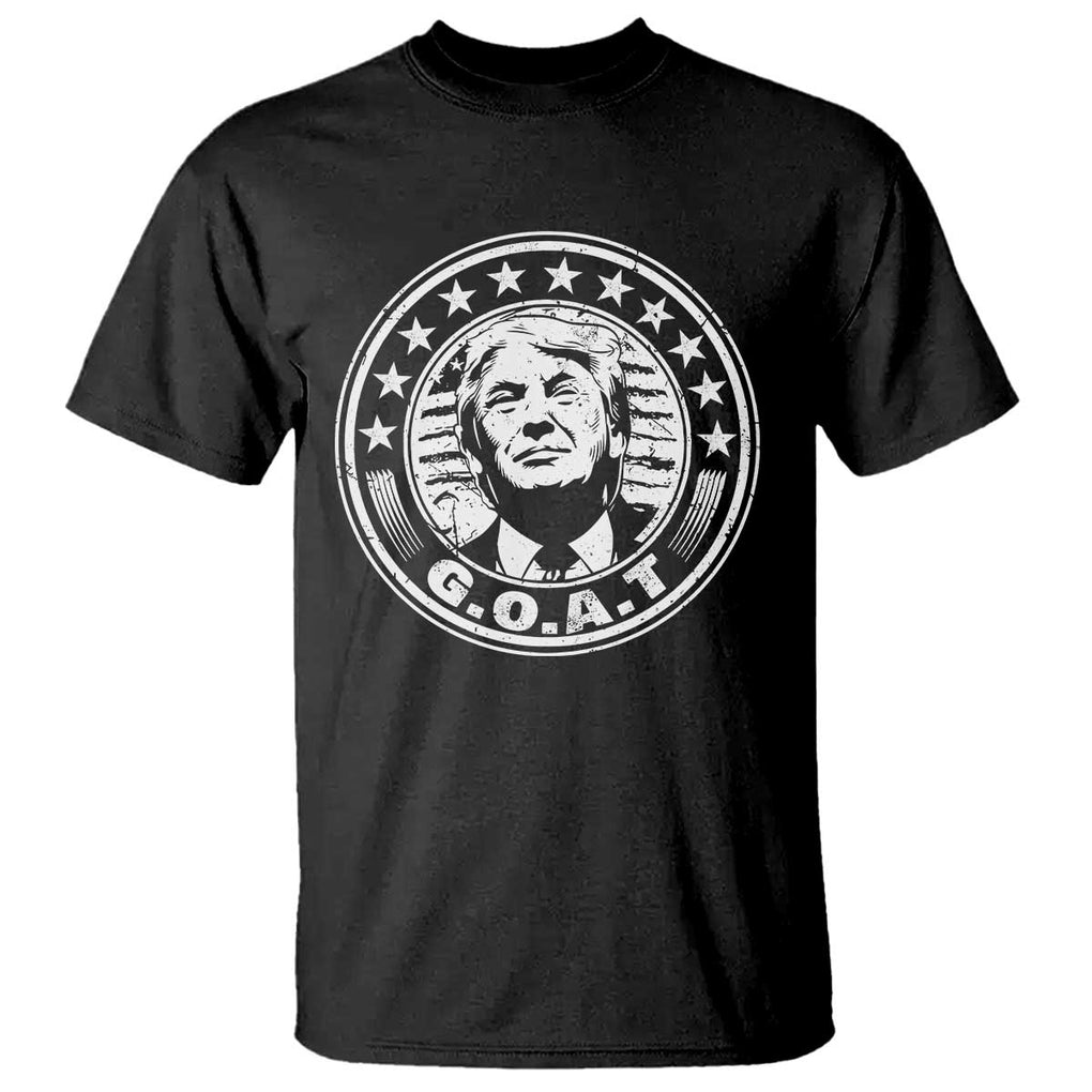 G.O.A.T Trump Supporter Election 2024 T Shirt TS09 Black Print Your Wear