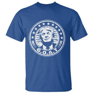 G.O.A.T Trump Supporter Election 2024 T Shirt TS09 Royal Blue Print Your Wear
