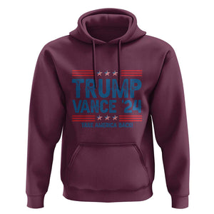 Trump Vance 2024 Hoodie Take America Back President Election TS09 Maroon Print Your Wear