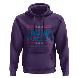 Trump Vance 2024 Hoodie Take America Back President Election TS09 Purple Print Your Wear