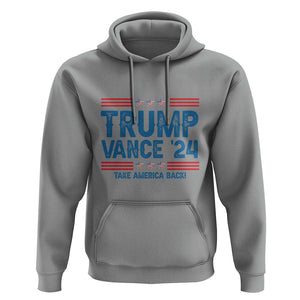Trump Vance 2024 Hoodie Take America Back President Election TS09 Sport Gray Print Your Wear