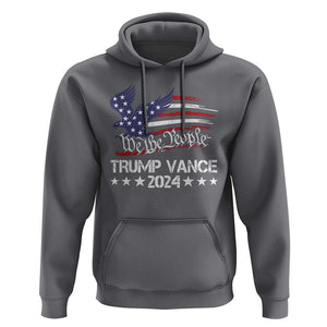 Trump Vance 2024 Hoodie Us Election We The People Flag TS09 Charcoal Print Your Wear