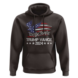 Trump Vance 2024 Hoodie Us Election We The People Flag TS09 Dark Chocolate Print Your Wear