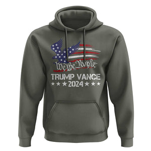 Trump Vance 2024 Hoodie Us Election We The People Flag TS09 Military Green Print Your Wear