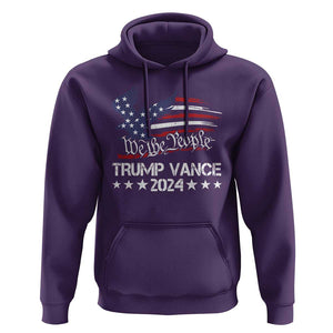 Trump Vance 2024 Hoodie Us Election We The People Flag TS09 Purple Print Your Wear
