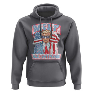 Funny Trump Supporter Hoodie MILF Man I Love Felons Pink Trump TS09 Charcoal Print Your Wear