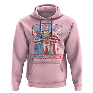 Funny Trump Supporter Hoodie MILF Man I Love Felons Pink Trump TS09 Light Pink Print Your Wear