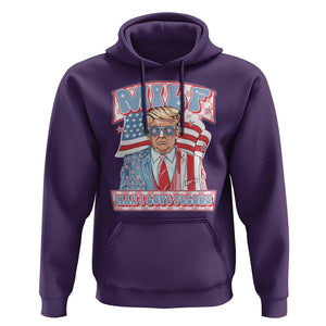 Funny Trump Supporter Hoodie MILF Man I Love Felons Pink Trump TS09 Purple Print Your Wear