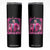 Funny Pink Trump Skinny Tumbler Daddy's On His Way TS09 Black Print Your Wear