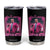 Funny Pink Trump Tumbler Cup Daddy's On His Way TS09 Black Print Your Wear