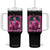 Funny Pink Trump Tumbler With Handle Daddy's On His Way TS09 One Size: 40 oz Black Print Your Wear