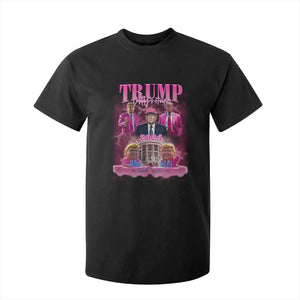 Funny Pink Trump T Shirt For Kid Daddy's Coming Home 2024 Trump Era TS09 Black Print Your Wear