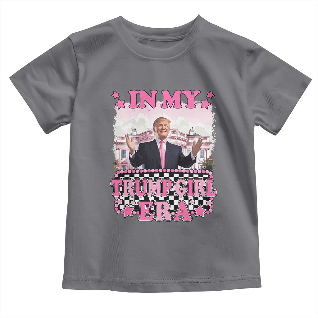 Funny Pink Trump Baby Shirt In My Trump Girl Era TS09 Charcoal Print Your Wear