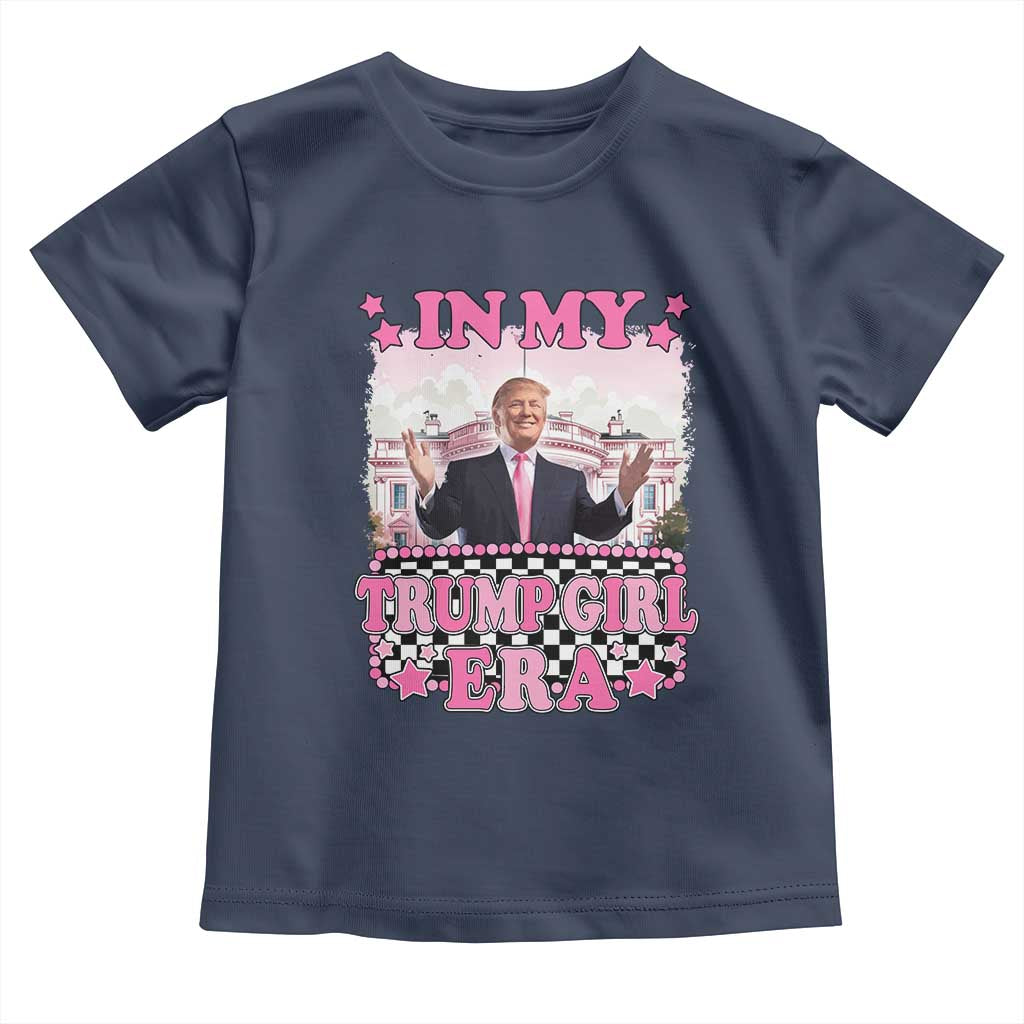 Funny Pink Trump Baby Shirt In My Trump Girl Era TS09 Navy Print Your Wear