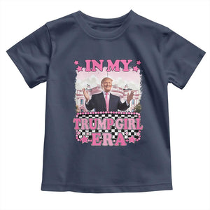 Funny Pink Trump Baby Shirt In My Trump Girl Era TS09 Navy Print Your Wear