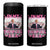 Funny Pink Trump 4 in 1 Can Cooler Tumbler In My Trump Girl Era TS09 One Size: 16 oz Black Print Your Wear