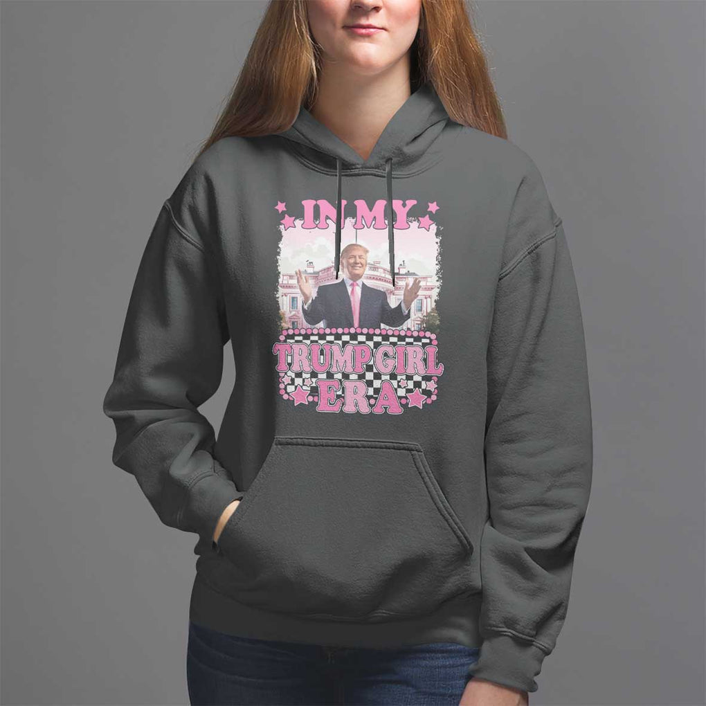 Funny Pink Trump Hoodie In My Trump Girl Era TS09 Black Print Your Wear
