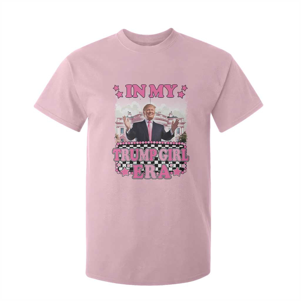 Funny Pink Trump T Shirt For Kid In My Trump Girl Era TS09 Light Pink Print Your Wear