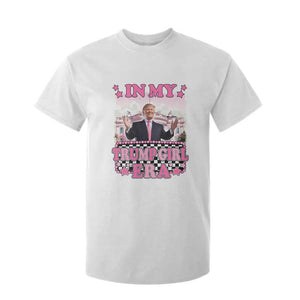 Funny Pink Trump T Shirt For Kid In My Trump Girl Era TS09 White Print Your Wear
