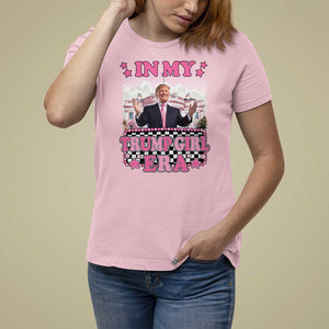 Funny Pink Trump T Shirt For Women In My Trump Girl Era TS09 Light Pink Print Your Wear