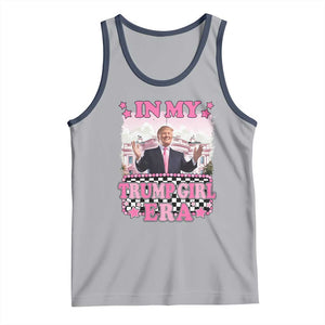 Funny Pink Trump Tank Top In My Trump Girl Era TS09 Athletic Heather Navy Print Your Wear